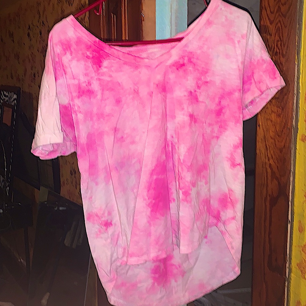 Hand tie dyed shirt
